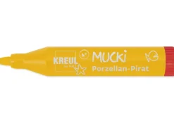 MUCKI Porzellan-Stifte kurz, Strichstärke 2-5 mm, 5 Stück