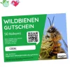Nachbestell-Gutschein Wildbienen, Rote Mauerbiene, für 50 Kokons
