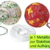 Papier-Lampions rund, 12 Stück