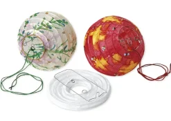 Papier-Lampions rund, 12 Stück