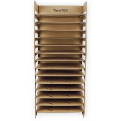 Papier-Trockenregal aus Pappe, 14 Böden, 110x47x36 cm