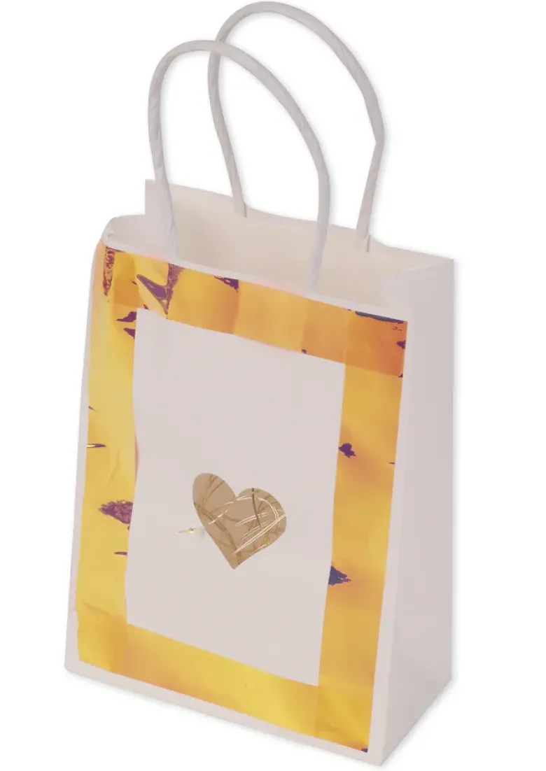Papiertüten mit Henkel, 16x12x5 cm, 20 Stück