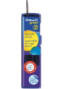 Pelikan griffix Bleistiftminen schwarz 2 mm, 3 Stück