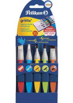 Pelikan Set griffix Pinsel mit Band, 6-tlg.