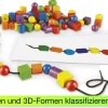 Perlen-Fädelspiel, 130-tlg.