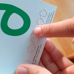 Prickelkarten "Zahlen 0-10", DIN A6, 22 Stück