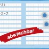 Prima-Colori Rechenübungs-Whiteboard, 4-tlg., magnethaftend