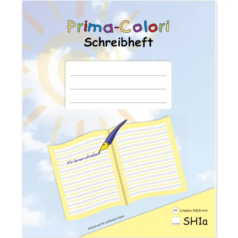 Prima-Colori Schreibheft SH1a