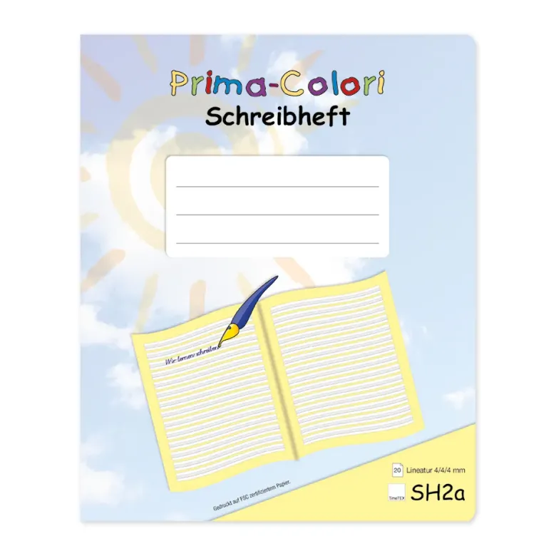 Prima-Colori Schreibheft SH2a
