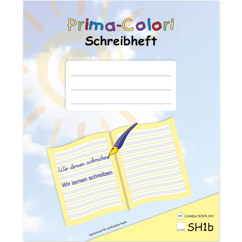 Prima-Colori Schreibheft SH1b