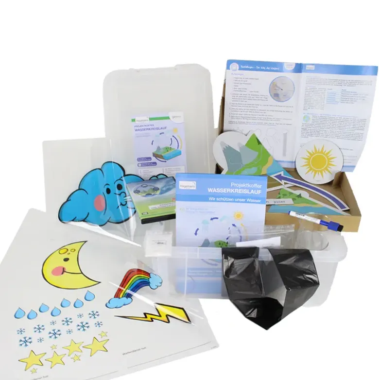 Projektkoffer "Wasserkreislauf: Wir schützen unser Wasser", 43-tlg.