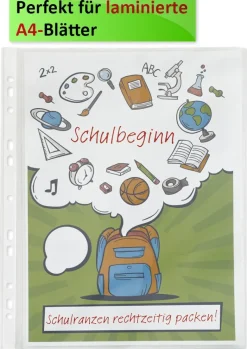Prospekt-Hüllen A4+ "Laminierformat", 80 my, 100 Stück