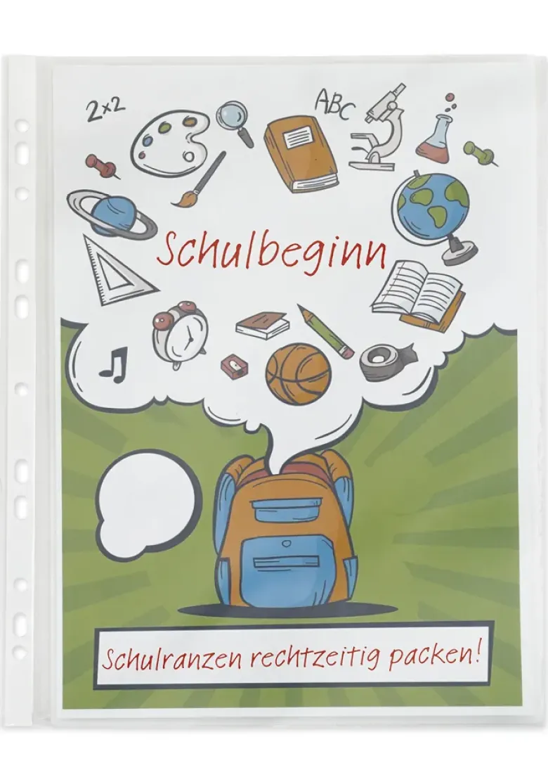 Prospekt-Hüllen A4+ "Laminierformat", 80 my, 100 Stück