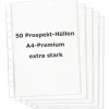 Prospekt-Hüllen A4 Premium, extra stark, 50 Stück