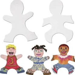 Puzzleteile aus Kinderfiguren zum Selbstgestalten, 24 Stück
