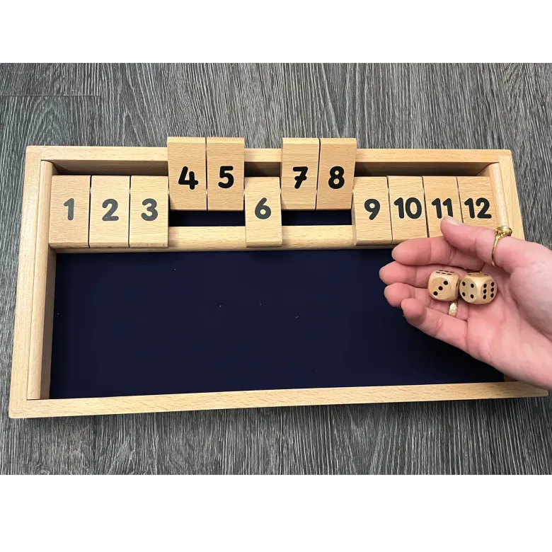 Rechen-Lernspiel "Shut the Box"