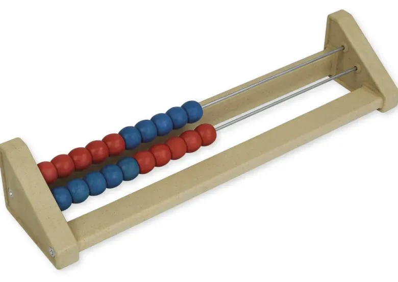 Rechenrahmen für 20-er Zahlenraum rot/blau