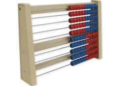 Rechenrahmen für 100-er Zahlenraum rot/blau