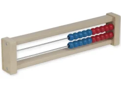 Rechenrahmen für 20-er Zahlenraum rot/blau, gerade Seitenteile
