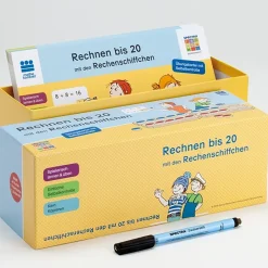 Rechnen bis 20 mit den Rechenschiffchen, Übungskartei