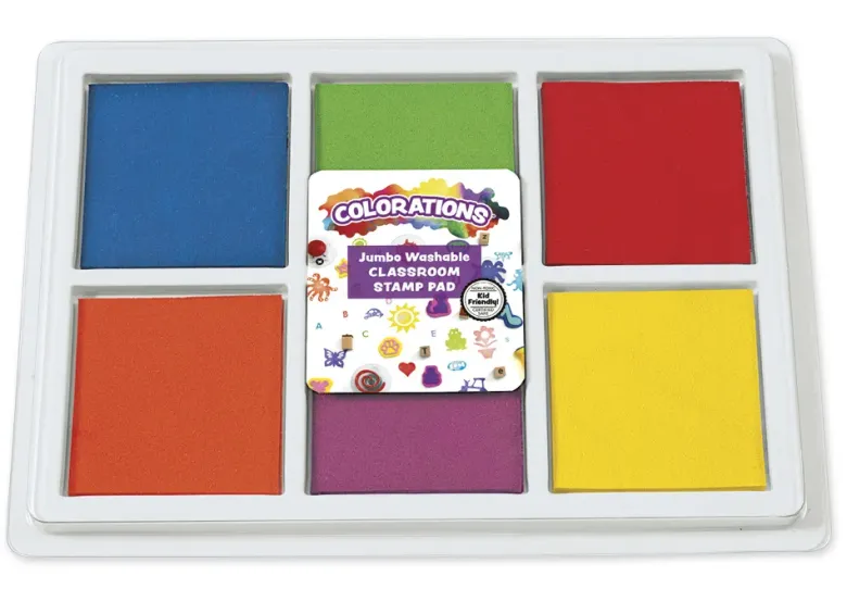 Riesen-Stempelkissen mit 6 Farben