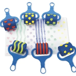 Roll-Stempel aus Moosgummi, 6-tlg.