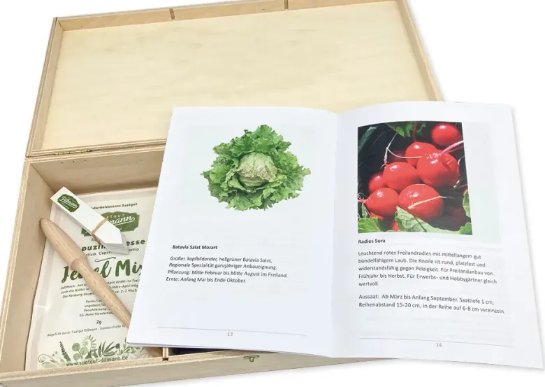 Saatgut-Box "Gartenbox für Kinder", Set 2, 65-tlg.