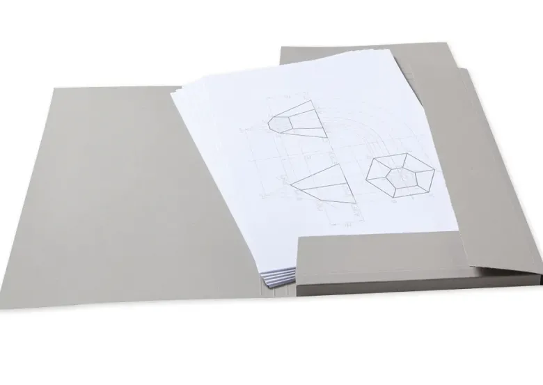 Sammelmappe aus Graupappe, DIN A3