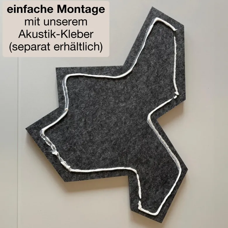 Schallabsorber Silentstar "EinStein" 4-farbig, 12 Stück