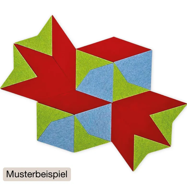 Schallabsorber Silentstar "4 Fische", 72x25 cm, 20-tlg.
