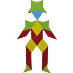 Schallabsorber Silentstar "Mann mit Hut", 145x256 cm, 21-tlg.