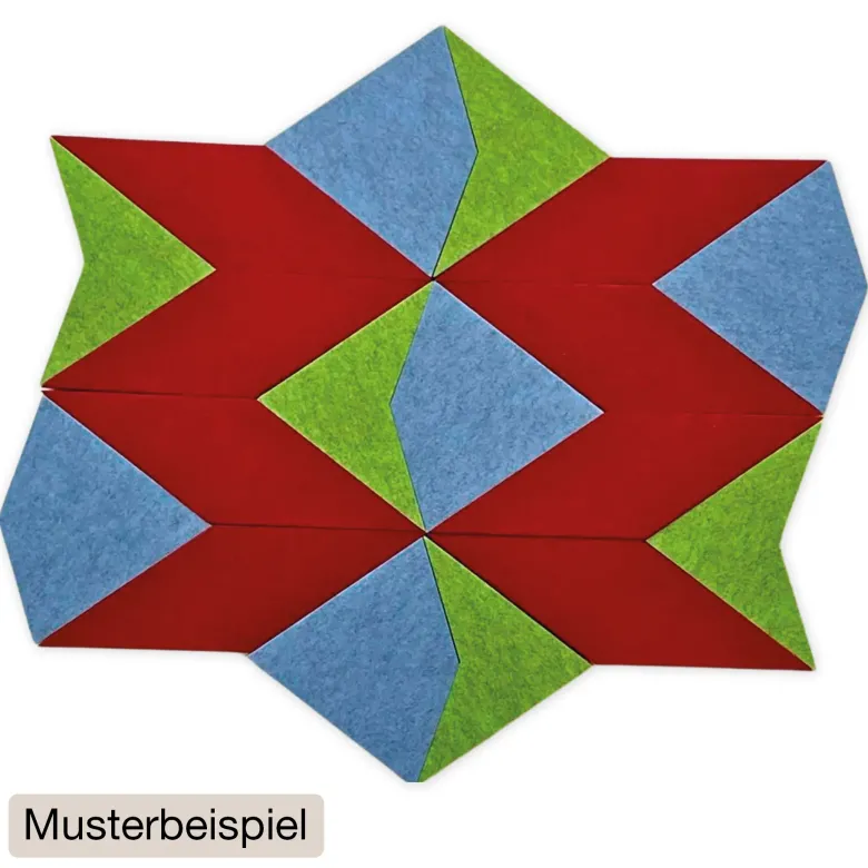 Schallabsorber Silentstar "Schnecke", 127x105 cm, 19-tlg.