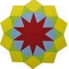 Schallabsorber Silentstar "Sonne", 123x129 cm, 40-tlg.