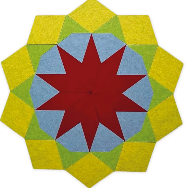 Schallabsorber Silentstar "Sonne", 123x129 cm, 40-tlg.
