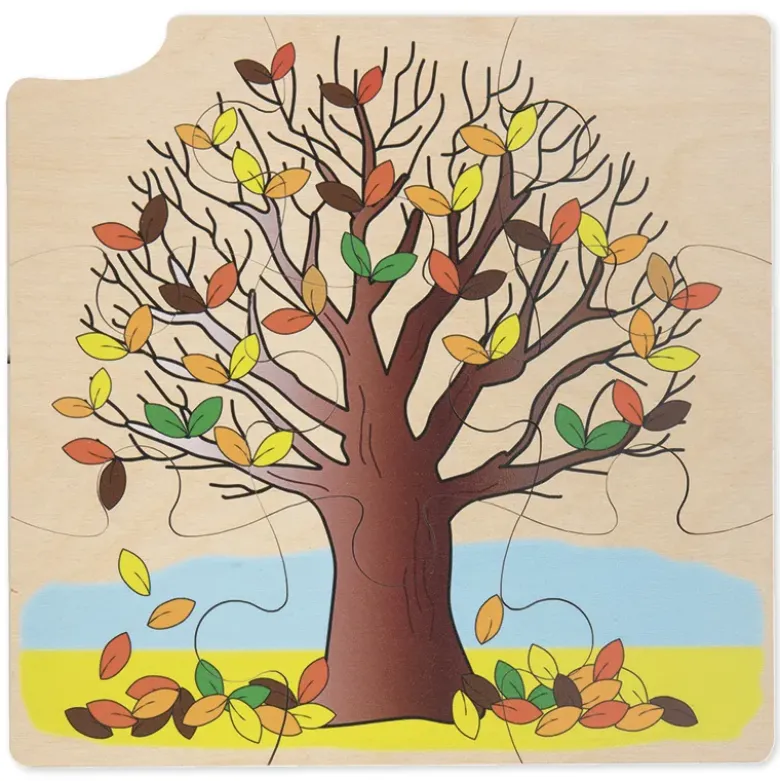 Schichten-Puzzle "Baum", 36-tlg.