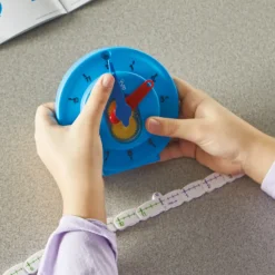 Schüler-Lern-Uhr mit Zahlenstrahl, 11 cm ø