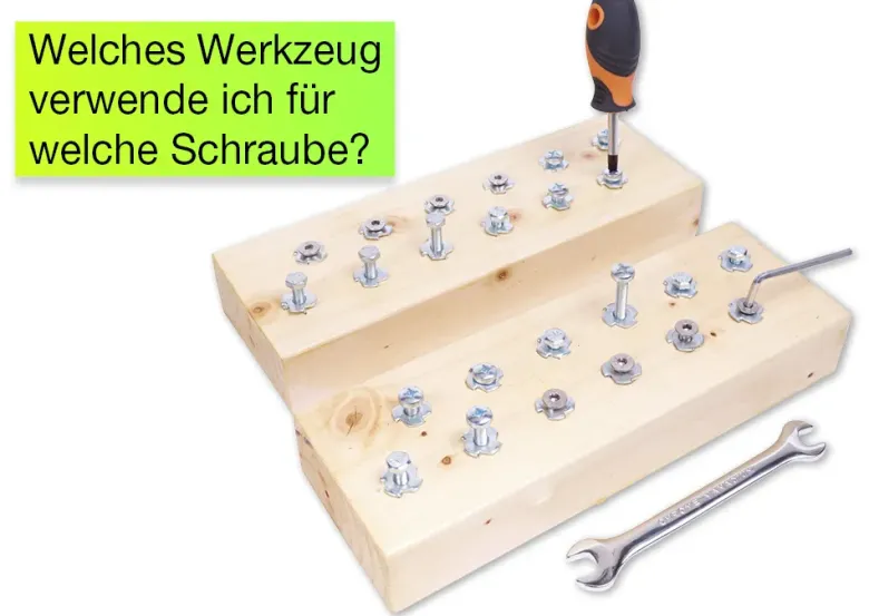 Schraubblock-Set "Was passt?", 32-tlg.