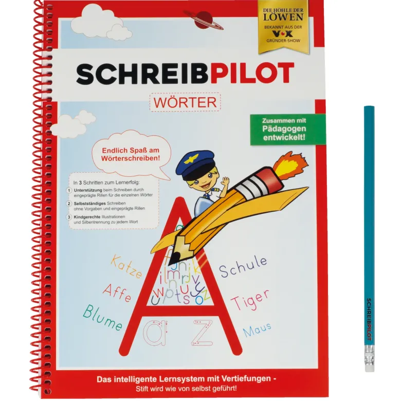 Schreiblern-Heft "Schreibpilot Wörter", 75 Seiten