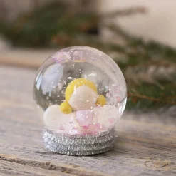 Schüttelkugel aus Kunststoff, ca. 8 cm ø