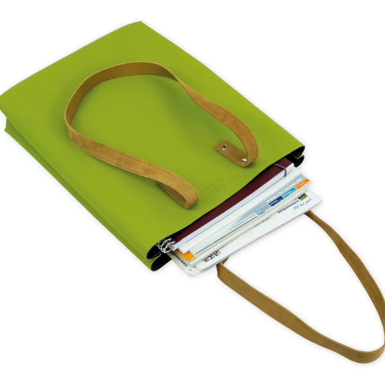 Schultertasche "Mali" aus Apfelleder