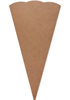 Schultüte aus Kraftkarton, 68 cm hoch, 5 Stück