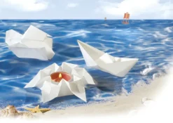 Schwimmpapier-Faltblätter 20x20 cm, 20 Blatt