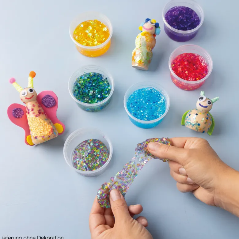 Sequin Clay Modelliermasse, 3x 60 g