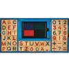 Set Alphabet- und Zahlen-Stempel, mit Stempelkissen, 49-tlg.