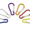 Set Alu-Karabiner-Haken, 50 mm, farbig, 12-tlg.