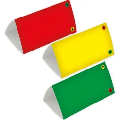 Set Ampel-Tischkarten, 3-seitig, 10-tlg.