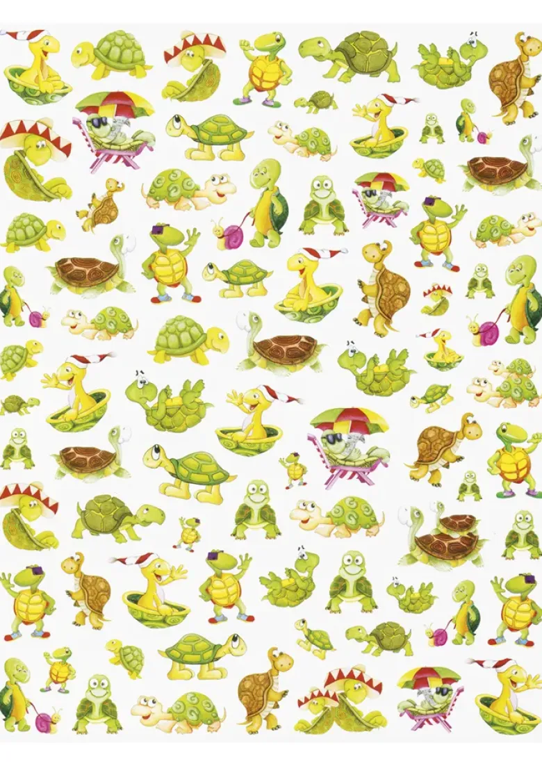Set Belobigungs-Aufkleber Schildkröten & Co., ca. 240 Stück