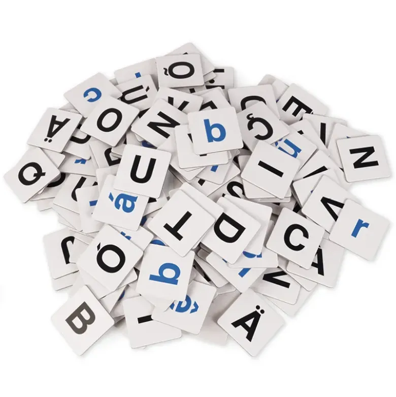 Set Buchstaben-Kärtchen "ABC", 216-tlg. im Koffer