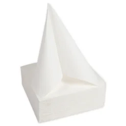 Set Cocktail-Servietten weiß, 2-lagig, 20x20 cm, 50 Stück