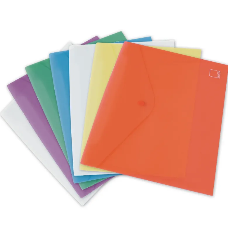 Set Dokumentenmappen A4, 7-tlg., farbsortiert